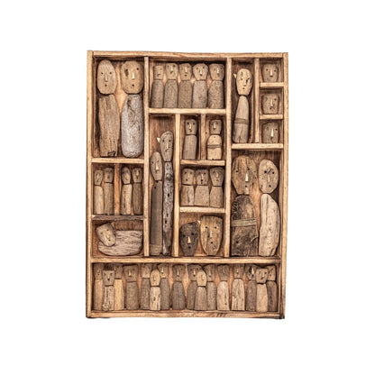 Zoco Home Decor/Accessories Sumba Tribe Wooden Wall Art | 60x80cm