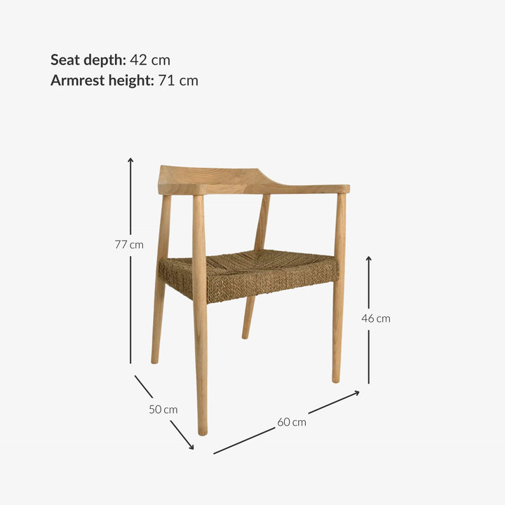 Zoco Home Sungkai Dining Chair | Natural