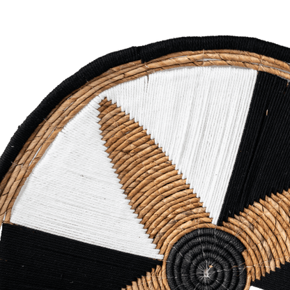 Zoco Home Decor/Accessories Suri Wall Deco Basket | Black/White 60cm