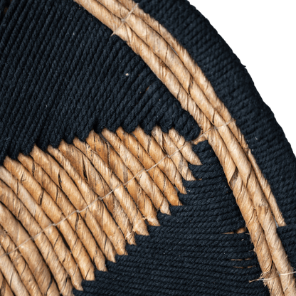 Zoco Home Decor/Accessories Suri Wall Deco Basket | Black/White 60cm