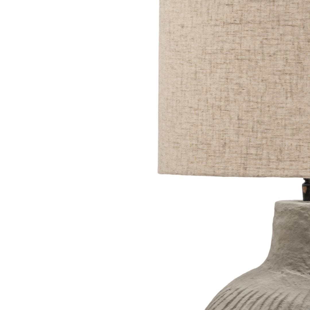 Zoco Home Decor/Lighting/Table lighting Tahlia Table Lamp Ribbed Gourd | 35x58cm