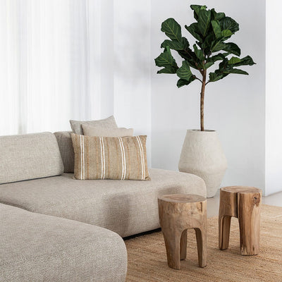 Zoco Home Vaso Tahlia Curvo | Sabbia