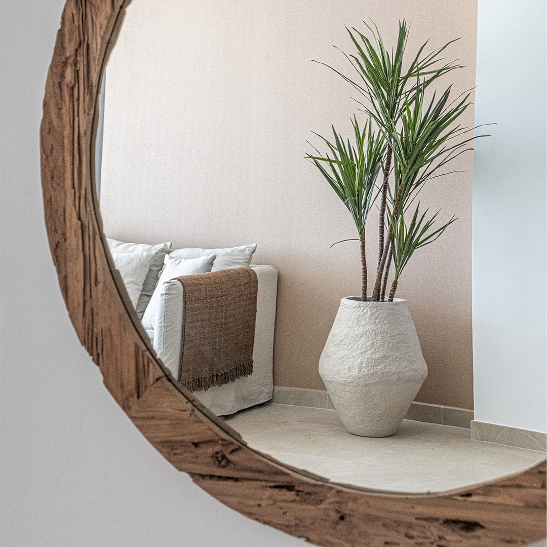 Zoco Home Decor/Accessories/Vases Tahlia Vase Curved | Sand