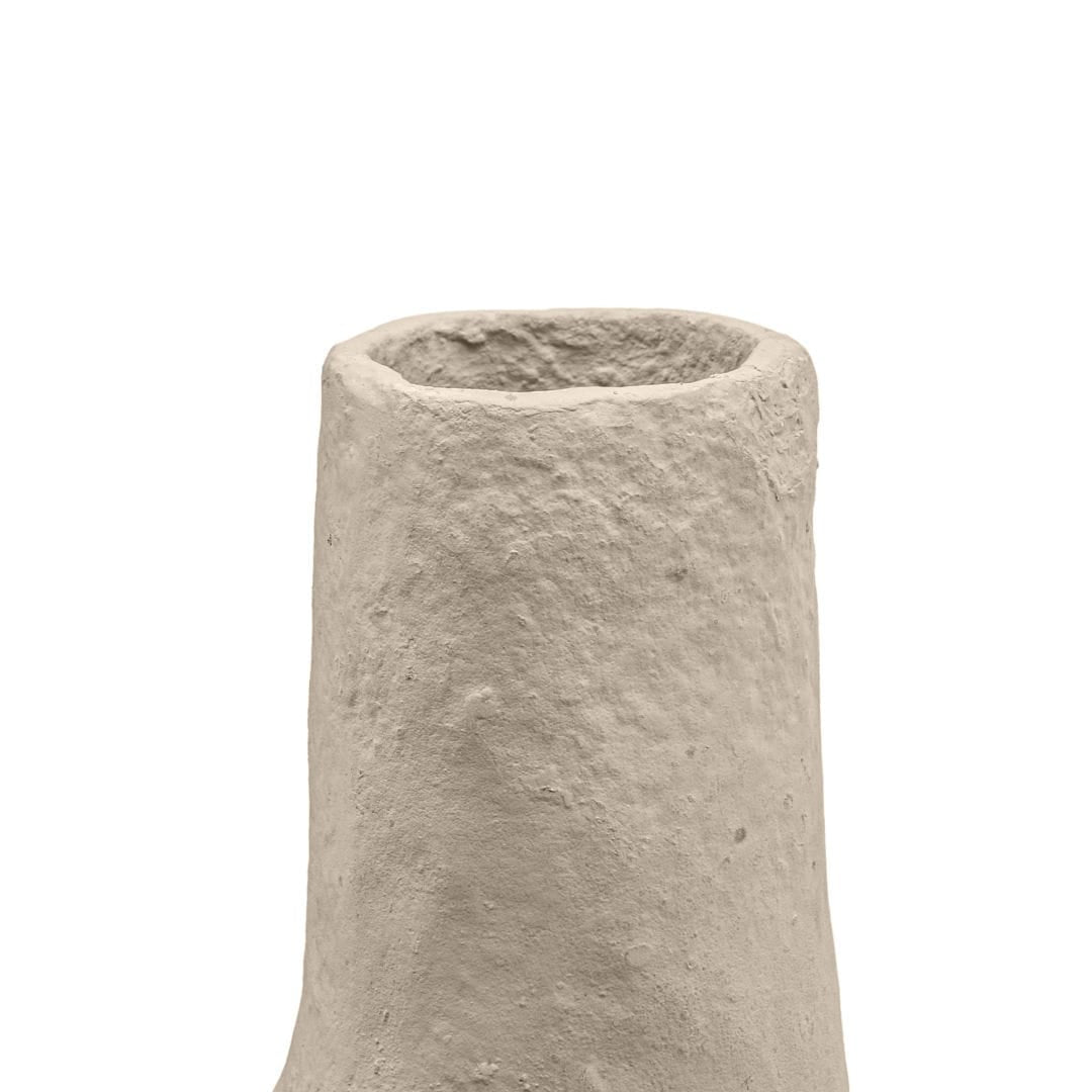 Zoco Home Tahlia Vase Sculpted Neck | Sand