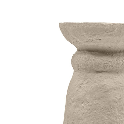 Zoco Home Tahlia-Vase mit breitem Rand | 28 x 40 cm | Sand
