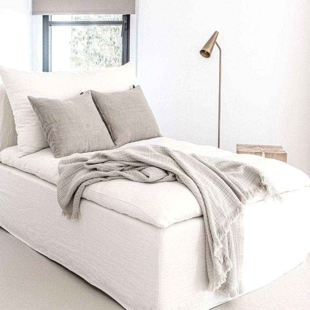 Zoco Home Furniture/Sofa Tarifa Linen Chaise Longue Sofa | 105x160x80cm