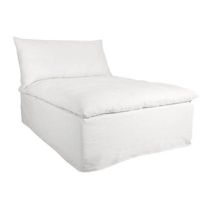 Zoco Home Furniture/Sofa Tarifa Linen Chaise Longue Sofa | 105x160x80cm