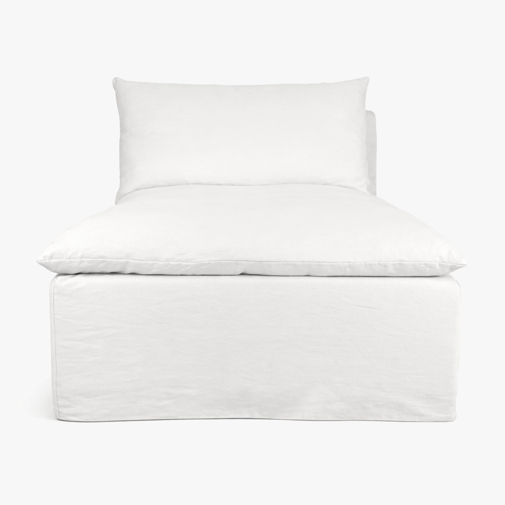 Zoco Home Furniture/Sofa Tarifa Linen Chaise Longue Sofa | 105x160x80cm