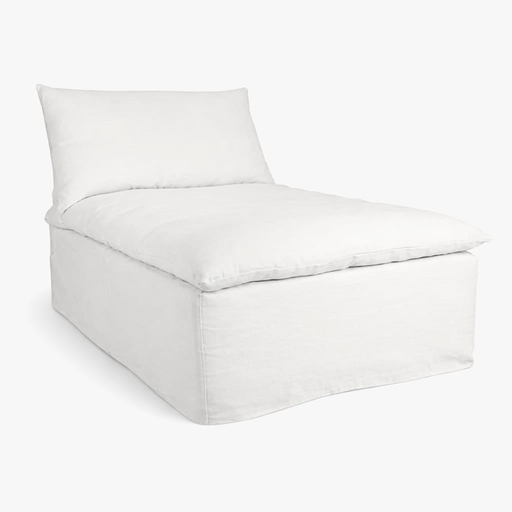 Zoco Home Furniture/Sofa Tarifa Linen Chaise Longue Sofa | 105x160x80cm