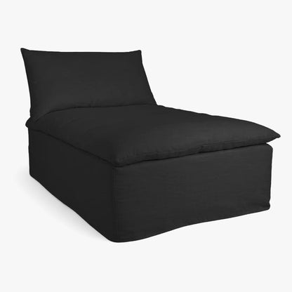Zoco Home Furniture/Sofa Tarifa Linen Chaise Longue Sofa | 105x160x80cm