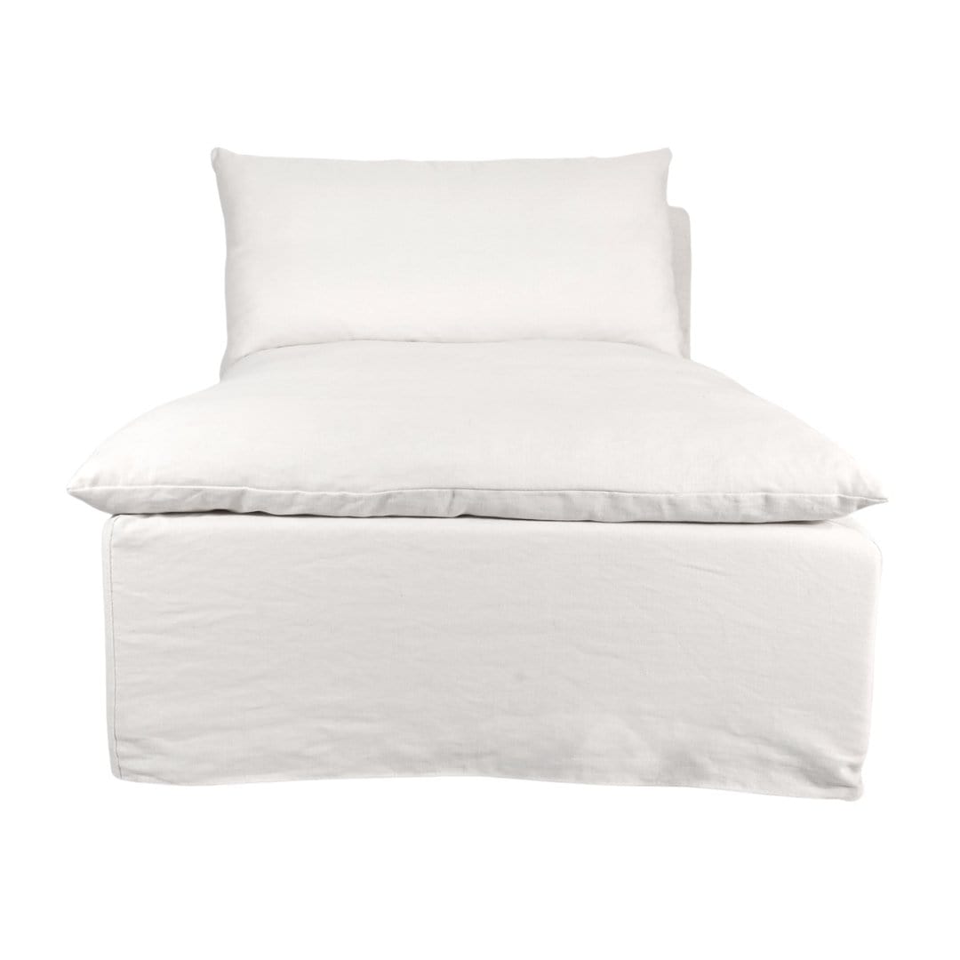 Zoco Home Tarifa Linen Chaise Longue Sofa | One Seater