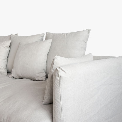 Zoco Home Furniture/Sofa Tarifa Linen Chaise Longue Sofa | Reversible
