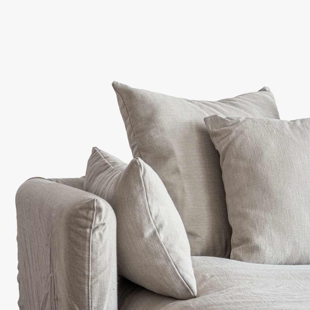 Zoco Home Furniture/Sofa Tarifa Linen Chaise Longue Sofa | Reversible