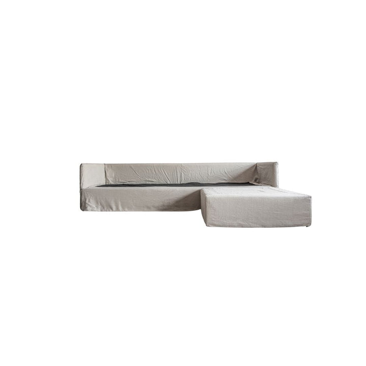 Zoco Home Sofas Tarifa Linen Chaise Longue Sofa | Reversible