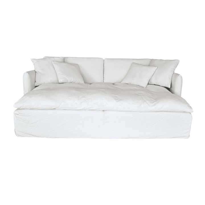 Zoco Home Furniture Tarifa Linen Lounge Sofa | 240x190x80cm