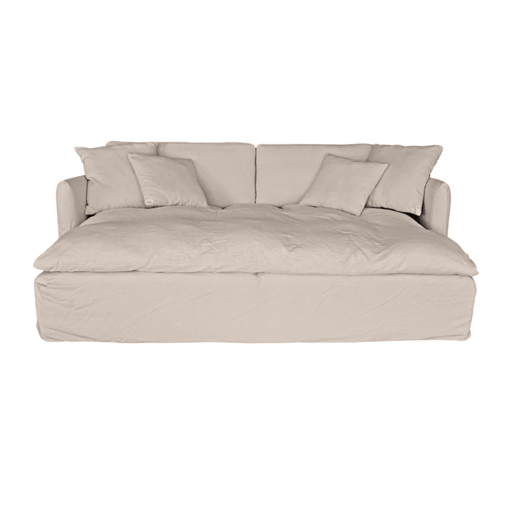 Zoco Home Furniture Tarifa Linen Lounge Sofa | 240x190x80cm