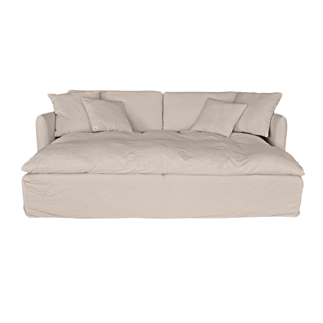 Zoco Home Furniture/Sofa Tarifa Linen Lounge Sofa | 240x190x80cm
