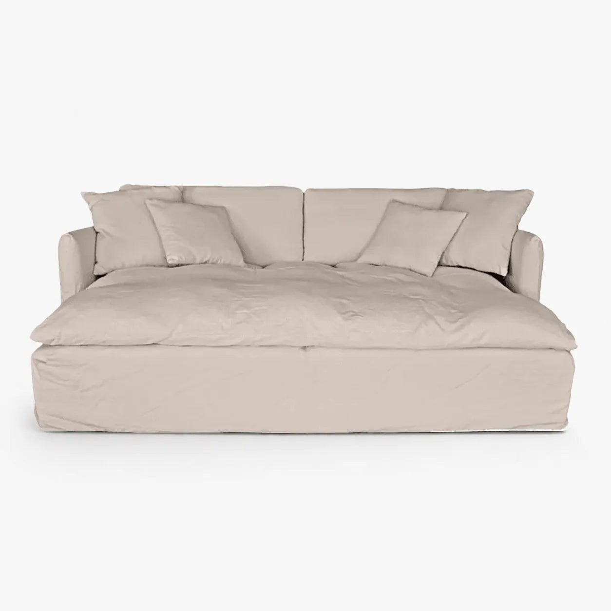 Zoco Home Furniture/Sofa Tarifa Linen Lounge Sofa | 240x190x80cm