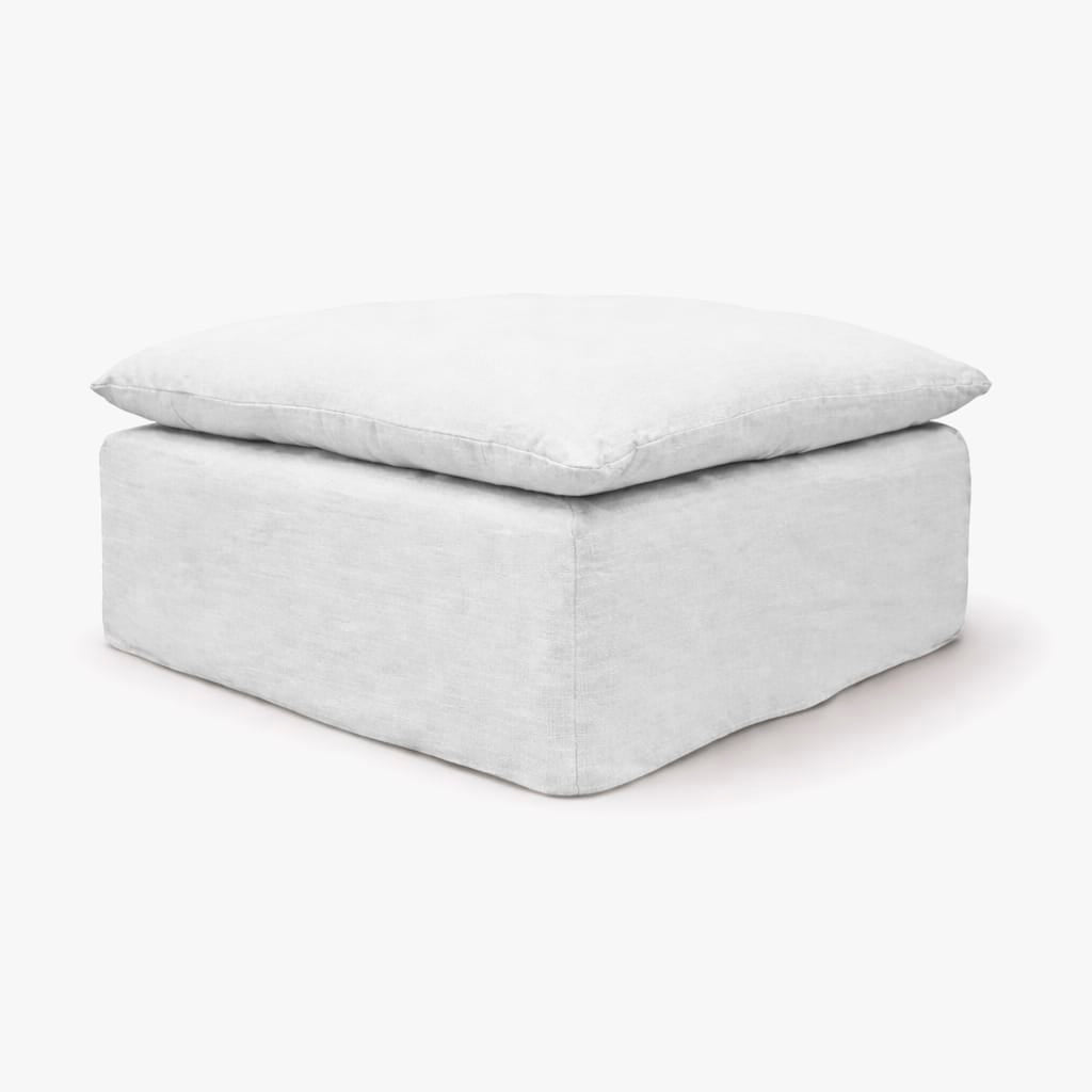 Zoco Home Furniture/Sofa Tarifa Linen Pouf