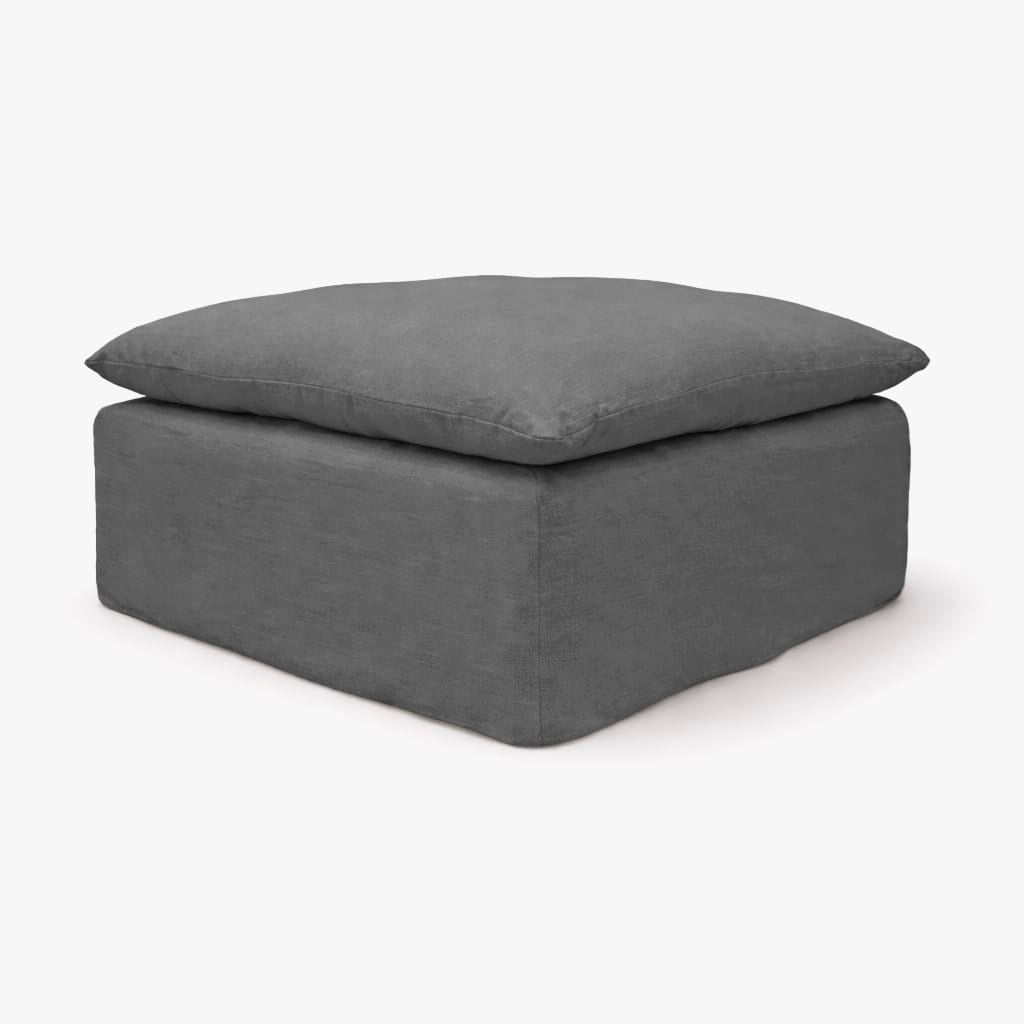 Zoco Home Furniture/Sofa Tarifa Linen Pouf
