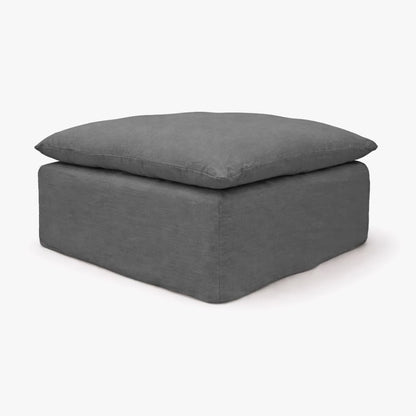 Zoco Home Furniture/Sofa Tarifa Linen Pouf