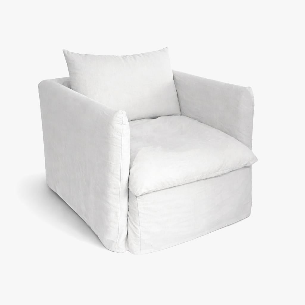 Zoco Home Furniture/Sofa Tarifa Linen Single Sofa