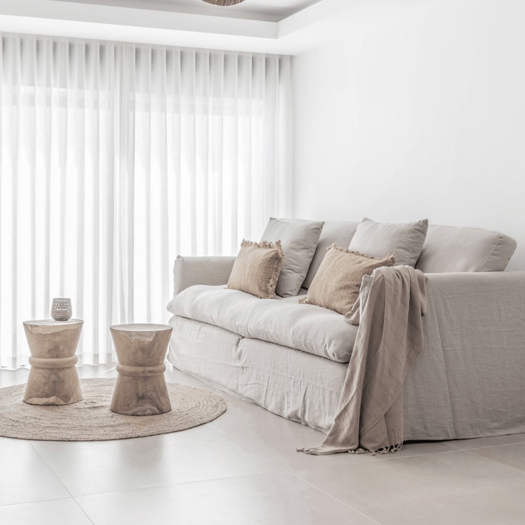 Zoco Home Furniture Tarifa Linen Sofa | 240cm