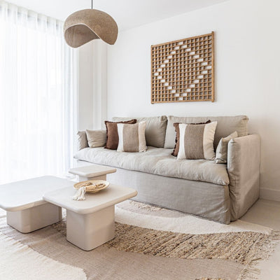 Zoco Home Furniture/Sofa Tarifa Linen Sofa | 240cm