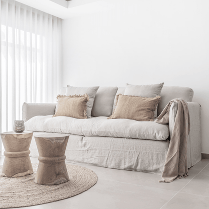 Zoco Home Furniture/Sofa Tarifa Linen Sofa | 240cm