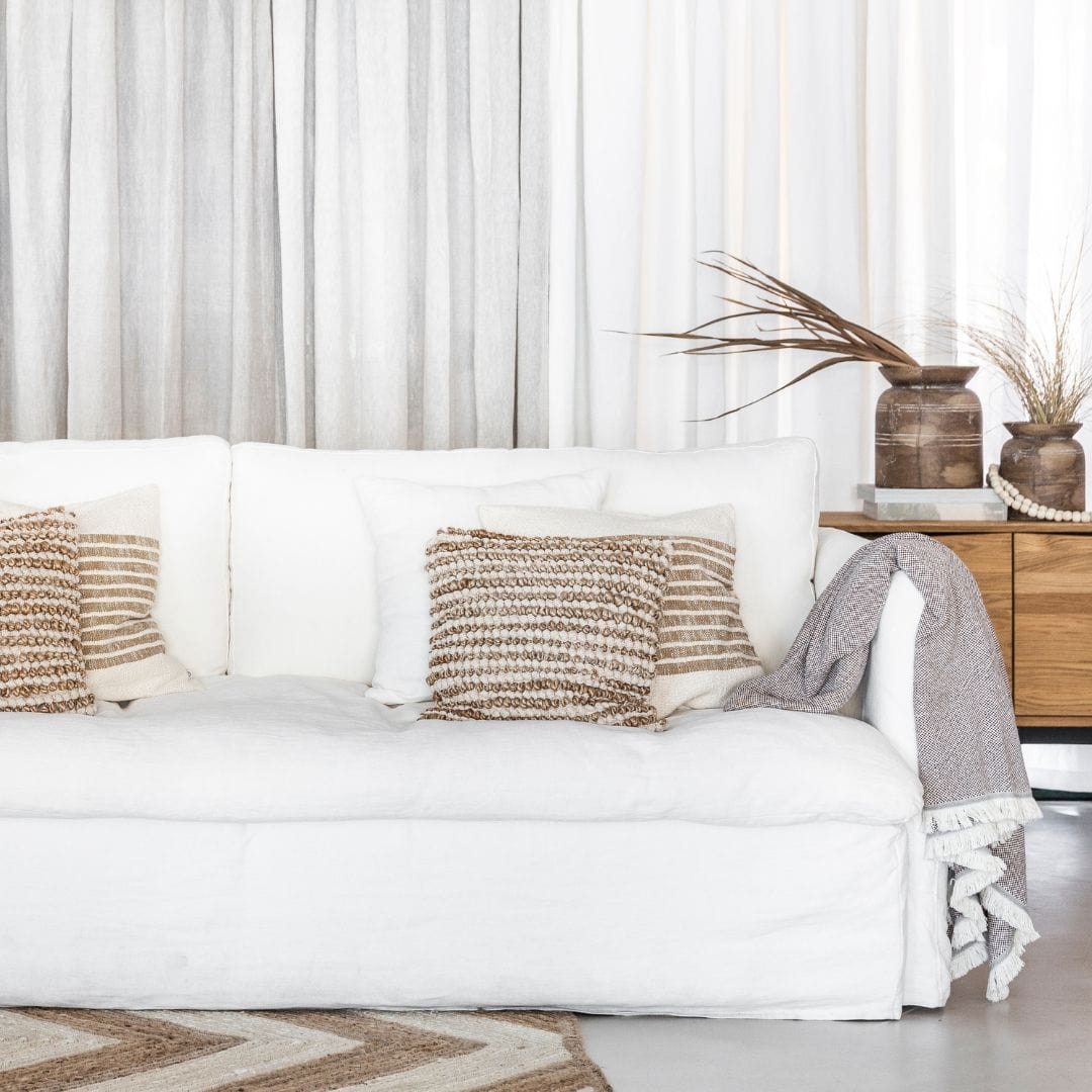 Zoco Home Furniture/Sofa Tarifa Linen Sofa | 240cm