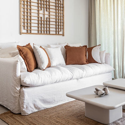 Zoco Home Tarifa Leinen-Sofa | 240 cm