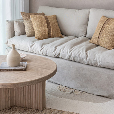 Zoco Home Furniture/Sofa Tarifa Linen Sofa | 240cm