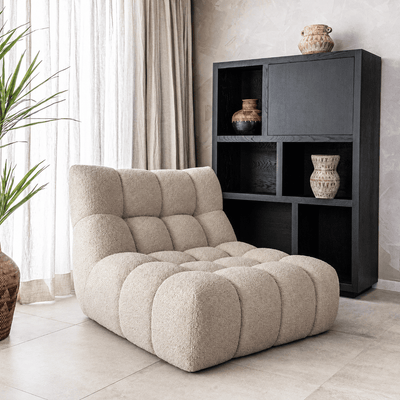 Zoco Home Meubels/Bankstellen Tavira eenpersoonsbank | 89 x 105 x 77 cm