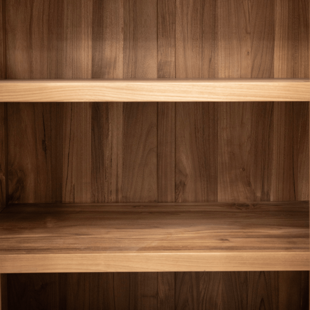 Zoco Home Teak Cabinet | 100x50x160cm