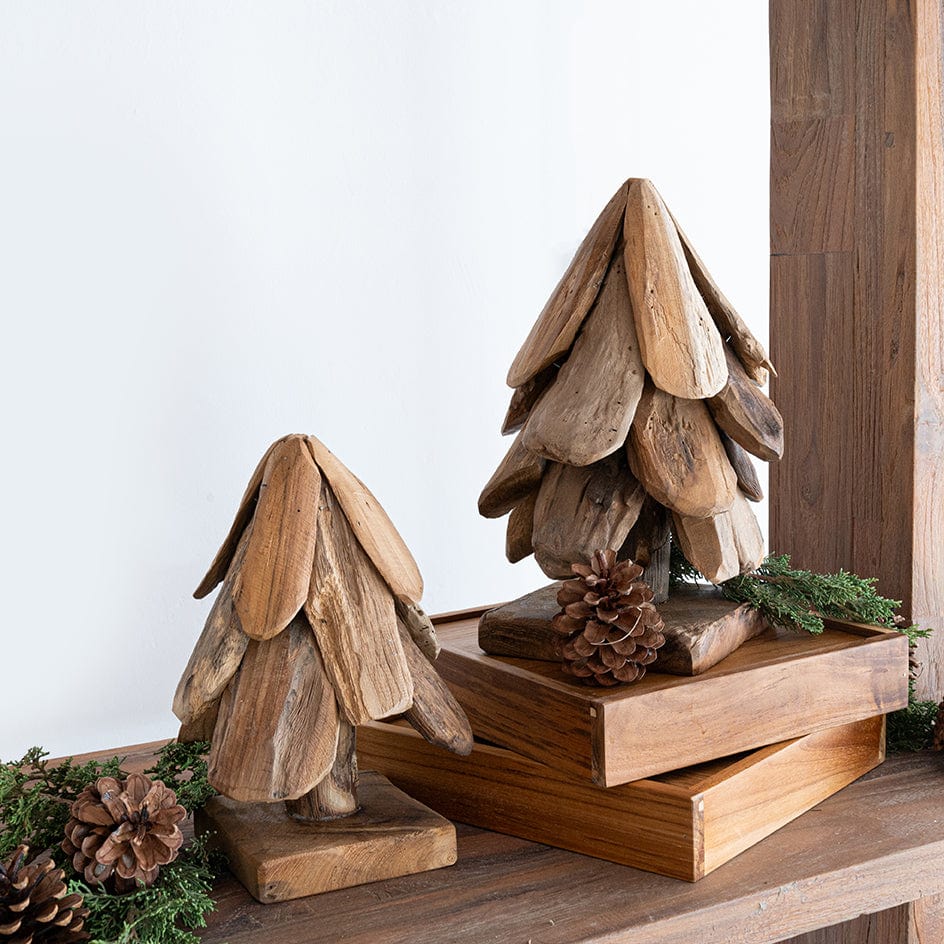 Zoco Home Decor/Christmas Teak Christmas Tree