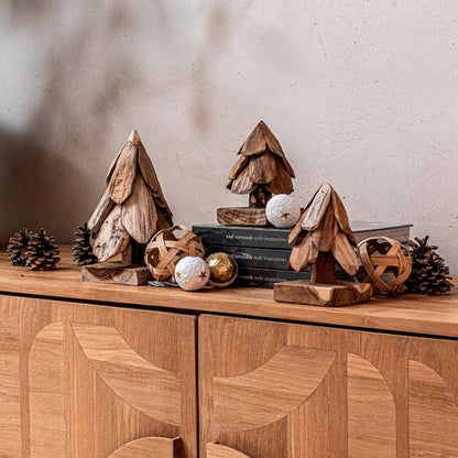 Zoco Home Decor/Christmas Teak Christmas Tree