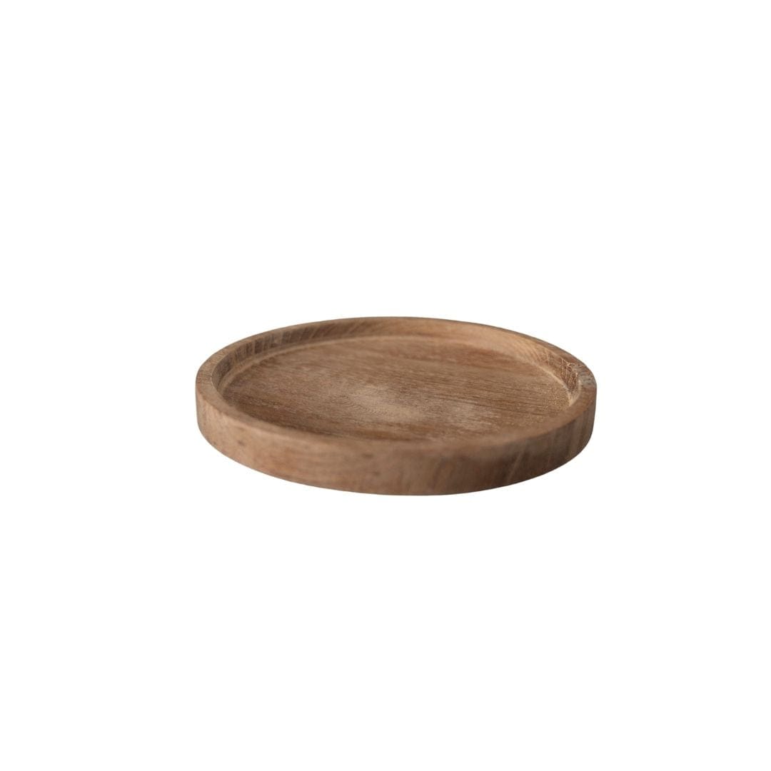 Zoco Home Decor/Kitchen Teak Coaster | Set of 4 | 10cm