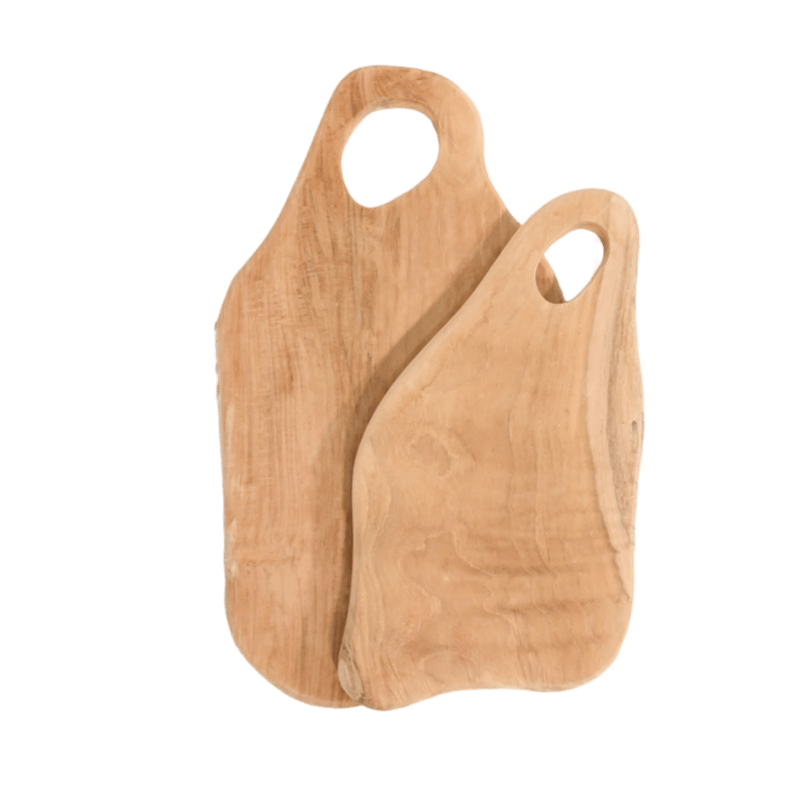 Zoco Home Tableware Teak Cutting Board - Abstract  | 40cm