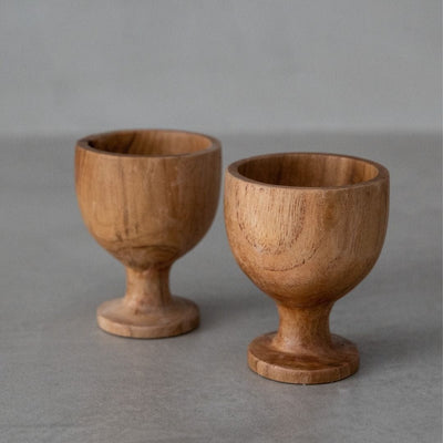 Zoco Home Decor/Kitchen Teak Egg Cup | Natural