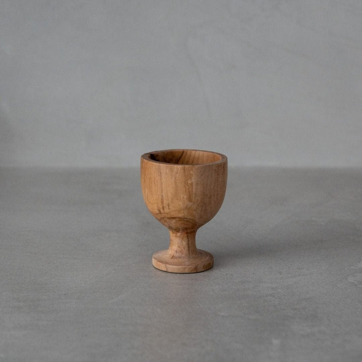 Zoco Home Tableware Teak Egg Cup | Natural