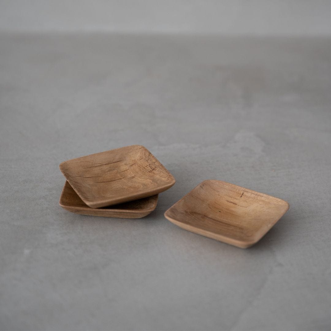 Zoco Home Decor/Kitchen Teak Sauce Dish | 6x6cm