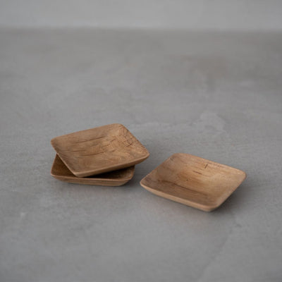 Zoco Home Decor/Kitchen Teak Sauce Dish | 6x6cm