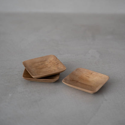 Zoco Home Decor/Kitchen Teak Sauce Dish | 6x6cm