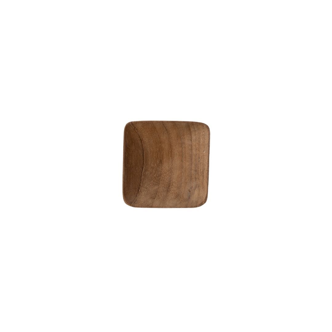 Zoco Home Decor/Kitchen Teak Sauce Dish | 6x6cm