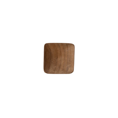 Zoco Home Decor/Kitchen Teak Sauce Dish | 6x6cm