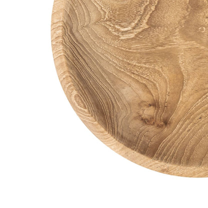 Zoco Home Teak Serving Bowl | 30x6cm