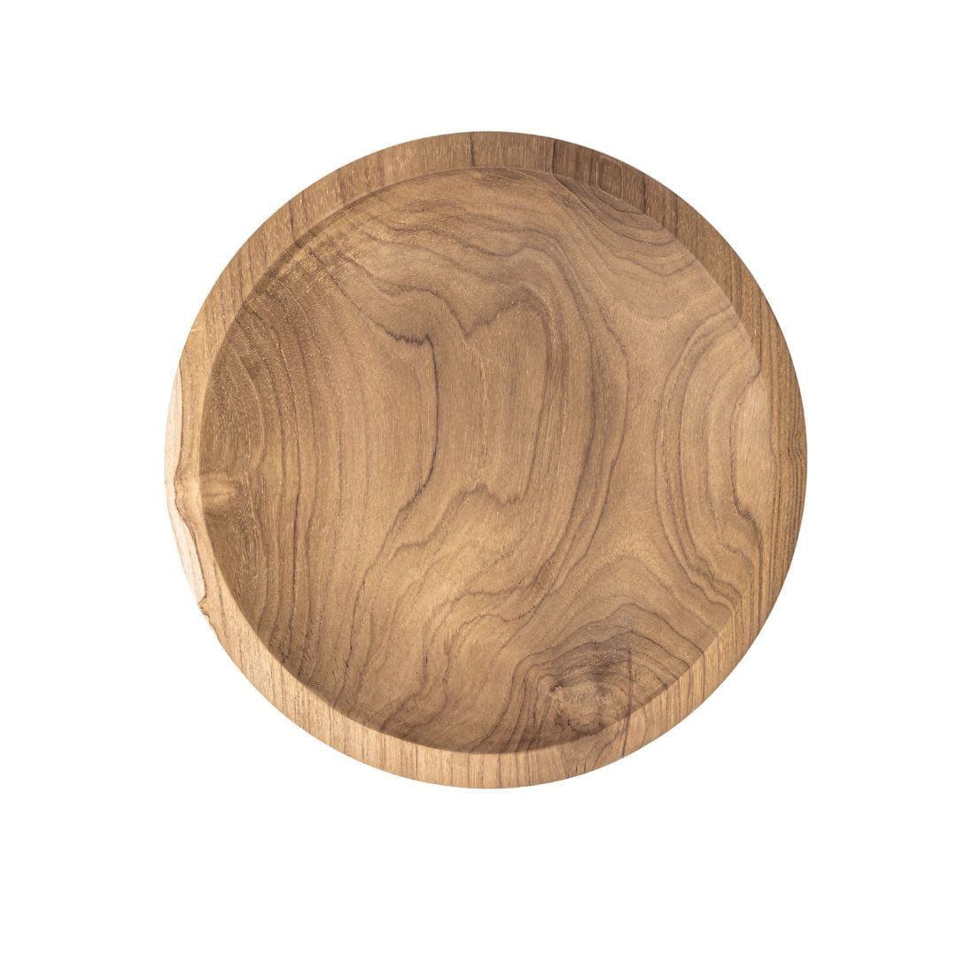Zoco Home Decor/Kitchen Teak Serving Bowl | 40x6cm