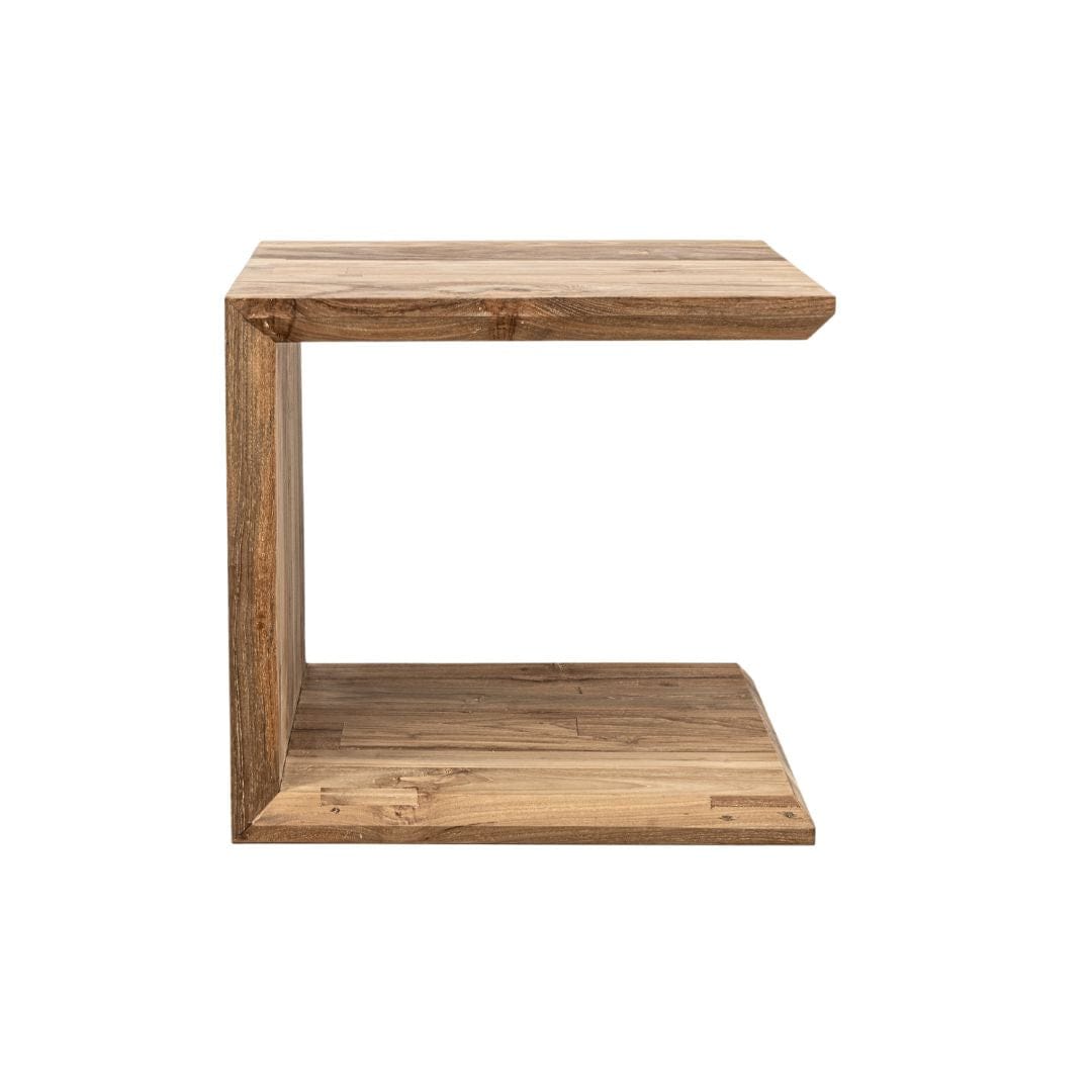 Zoco Home Furniture Teak Side Table | 50x46x57cm