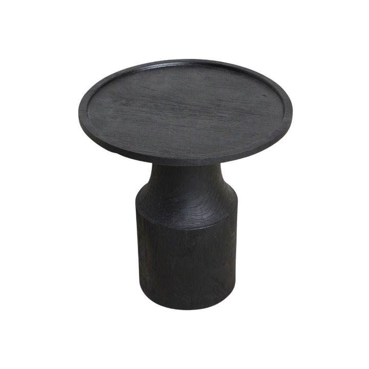 Zoco Home Teak Solid Cofee Table | Black 50x50x50cm