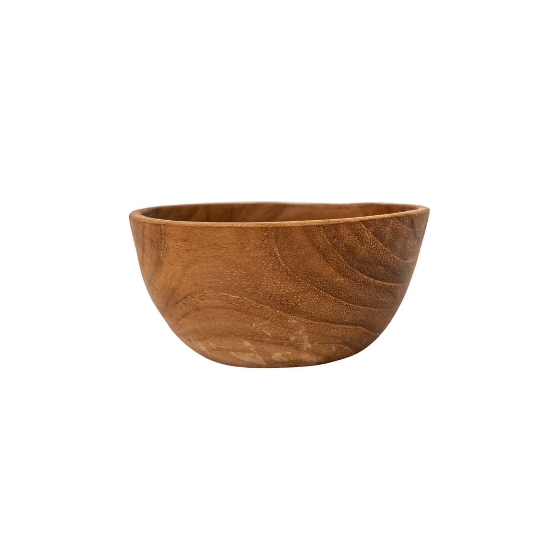Zoco Home Home accessories Teak Wooden Bowl | 12x6cm